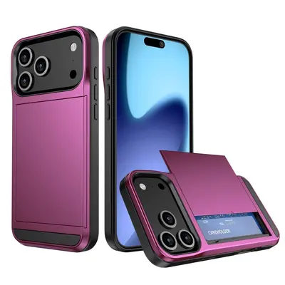 iPhone 17 Pro Max Hülle mit Schiebe-Kartenfach - 11
