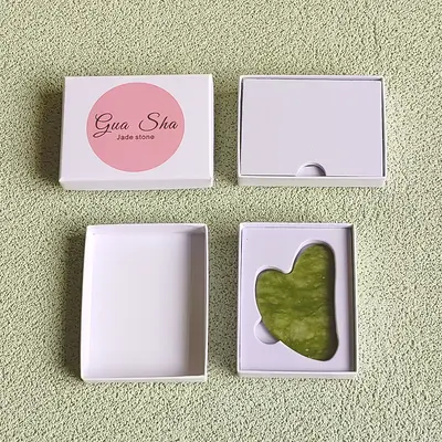 3D Roller Massageverpackung Box, kleine Lotusduschkopf Schachteln mit Schublade, Jade Gua Sha Platte, Magnetische Verpackungskartons - 7