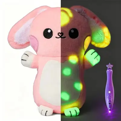 TK GlowBabies Işıklı Peluş Oyuncak, Parlak Boyama Figür, Çocuklar İçin - 8