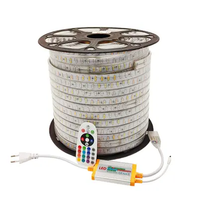 RGB flowing water light strip outdoor decorative atmosphere waterproof six color marquee light strip sign door LED light strip