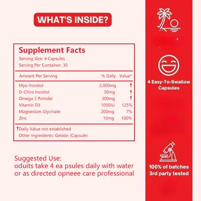 D-chiro Vitamin-Kapseln mit Inositol-Komplex