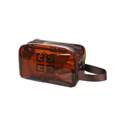 PVC transparente Kosmetiktasche Makeup-Tasche Reise tragbare Aufbewahrungstasche wasserdicht große Kapazität Handtasche Kosmetiktasche Aufbewahrungstasche - 11
