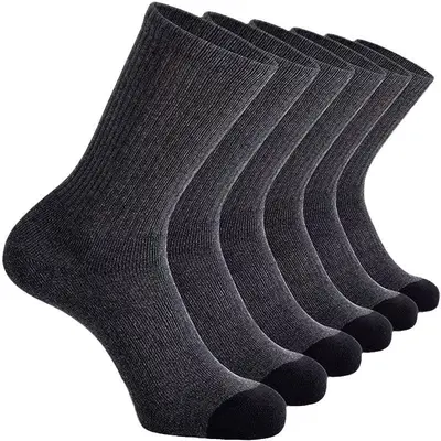 Men's High-Elastic Basketball Sports Socks, Black and White, Breathable
