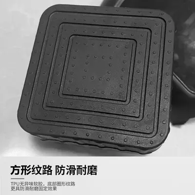 Square drum washing machine foot pads, non-slip, anti-shock, height raising