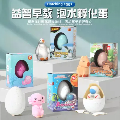 Wasser-Schlüpf-Ei-Spielzeug mit Tierfiguren, Blindbox
