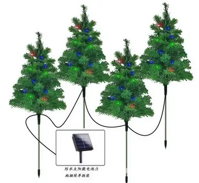 Solar-Weihnachtsbaumleuchten, wasserdicht, Garten-Außenleuchte - 13