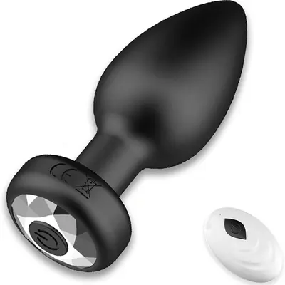 Vibrierender Analplug für Männer mit G-Punkt- und Klitorisstimulation