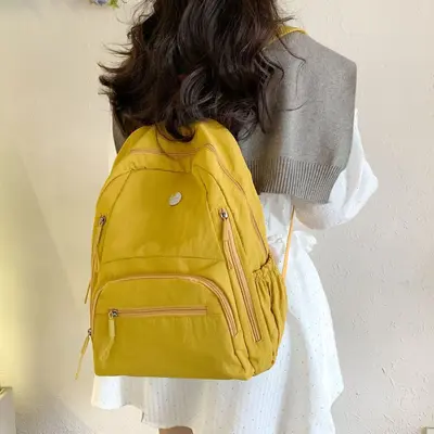 Damen-Rucksack aus Fallschirm-Nylon, wasserdicht, leicht