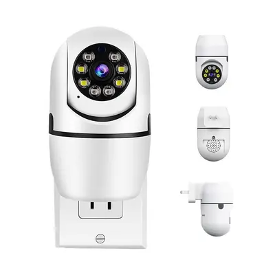 A11 akıllı soket kamera, 360° WiFi, gece görüşü, çift ışık - 6