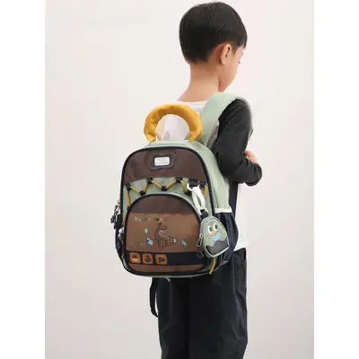 Lightweight Cartoon Children's School Backpack for Boys and Girls - 3