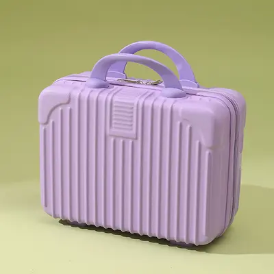 Küçük bavul, mini kozmetik çantası, 14 inç küçük kutu, hediyelik eşya, 16 inç bavul, depolama şifreli biniş çantası - 13