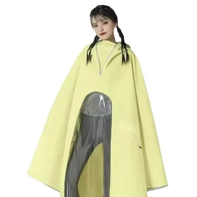 E-Bike Regenponchos, Ganzkörper, verdickt, Starkregen-Schutz - 6