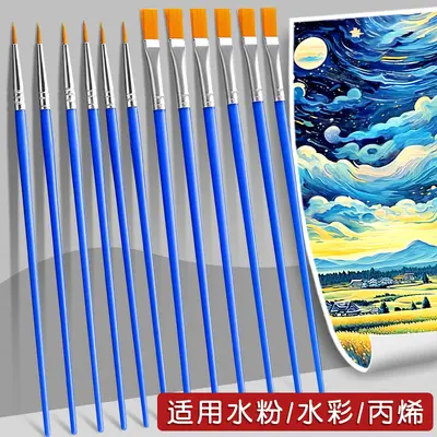 Sanat fırça seti yağlı guaj suluboya akrilik - 2