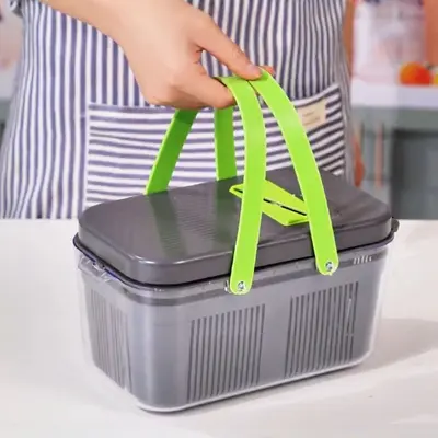 Vegetable Cutter Set with Container, 22-Piece, Shredding and Julienne