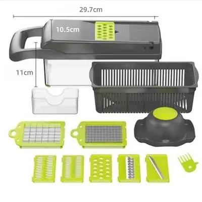 16 İn 1 Multifunctional Sebze Doğrayıcı Uluslararası Sebze Doğrama Aracı Meyve Dilimleyici Patates Rendeleme Aracı Mutfak Ev Kullanımı