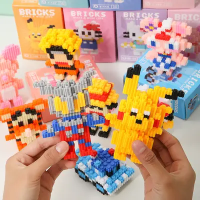 Micro Particle Building Blocks, LEGO Compatible, Educational for Children - 3