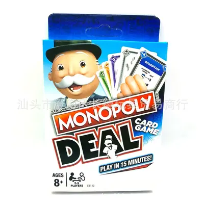 English Tin Box Real Estate Tycoon Card Board Game DEAL MONOPOL - 12