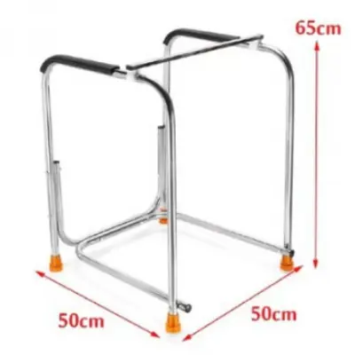 Toilet Grab Bar and Raised Seat Support Frame for Elderly and Disabled