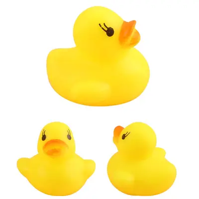 Weiche Gummi-Quietsche-Badeente für Kinder