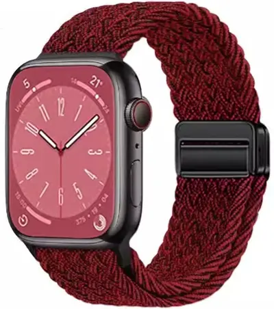 Woven Nylon Magnetic Buckle Strap for Apple Watch S10, 20/22 mm - 11