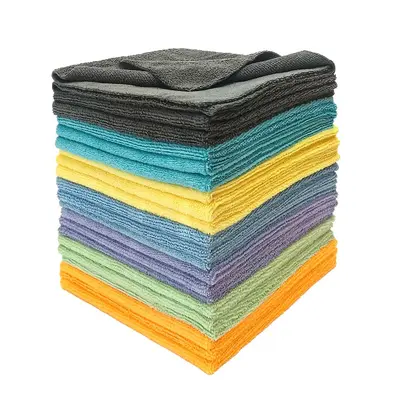 300 GSM mikrofiber oto kurulama ve cila bezi, sıcak kesim kenarlı