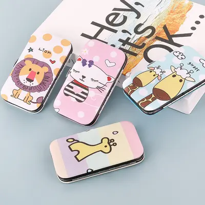 7-Piece Cartoon-Print Nail Scissors Set