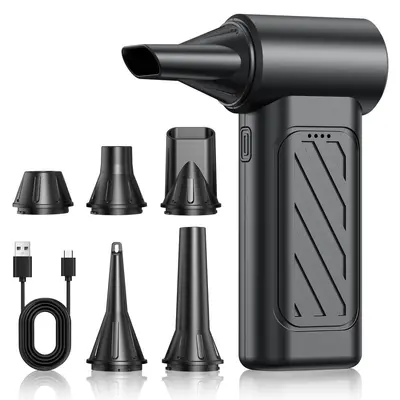 Mini Handheld Turbo Fan for Camping, Adjustable, High Speed - 8