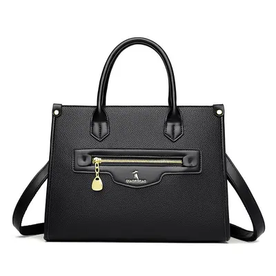Damen-Handtasche 2024 im Kontrastfarben-Design, Schulter- oder Umhängetasche - 3