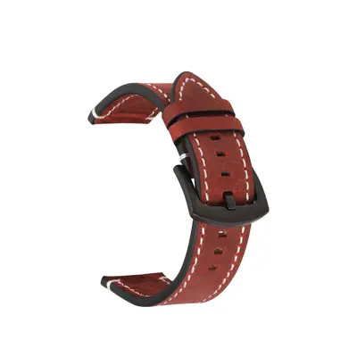 Genuine Leather Crazy Horse Watch Strap for Moto GearS3 - 8