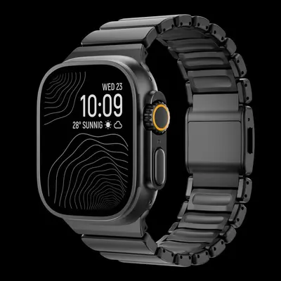 Titanium Magnetic Buckle Strap for Apple Watch S10, Ultra 3 Compatible - 9