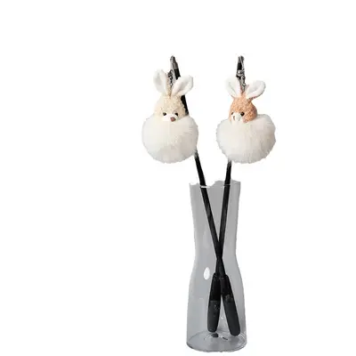 Handgefertigte Katzenangel mit Glöckchen, Feen-Design, Plüsch-Anhänger - 5