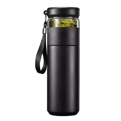 Men's Tea Infuser Thermos Cup, 304 Stainless Steel with Tea Filter