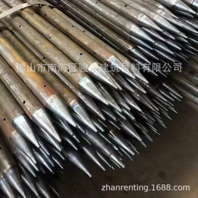 42 mm Perforated Steel Grouting Pipe for Pile and Tunnel Slope Support