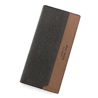 Men's Long Wallet, Embossed Pattern, Multi-Card Slots, Large Capacity - 6