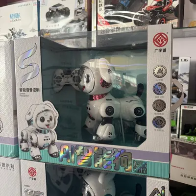 AI Akıllı Mekanik Köpek Robot, Sesli Uzaktan Kontrol, Eğitici Oyuncak