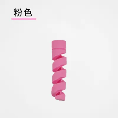 Data cable protective sleeve, spiral design, soft rubber - 9