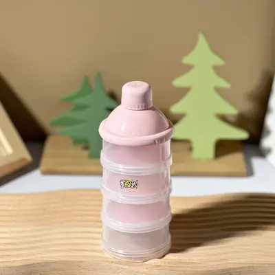 Tragbare Babymilchpulver-Box mit 3 Fächern, luftdicht - 11