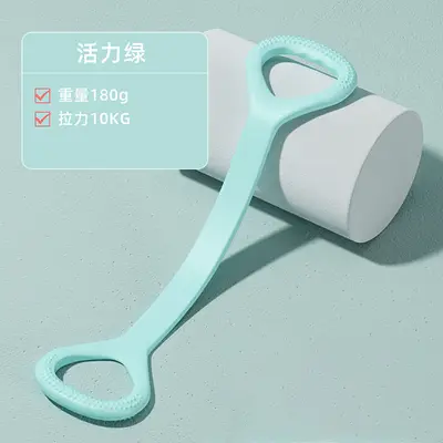 新款阻力带拉力绳运动家用美肩开背开肩弹力带瑜伽健身8字拉力器 - 3