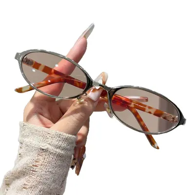 2026 Small-Frame Oval Sunglasses, UV400 Protection, Retro Style - 6