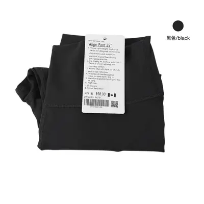 Women's Yoga Pants with Logo, Nine-Point Length, High Waist, Butt Lift - 6