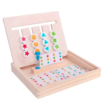 Four-Colour Wooden Educational Toy for Young Children - 6