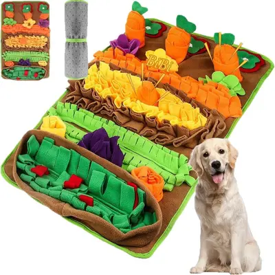 Dog Sniffing Mat for Slow Feeding Training, Fleece, Indoor and Outdoor - 6