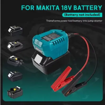 Пусковое аварийное устройство для аккумулятора Makita 18V, автомобильный пусковой кабель 10AWG, автомобильный бустер