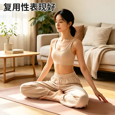 High-Density EVA Yoga Mat, Thick and Wide, Soft Fitness Mat - 5