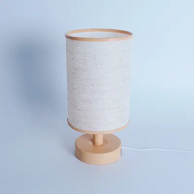 Scandinavian Fabric USB Table Lamp with Remote Control LED Night Light
