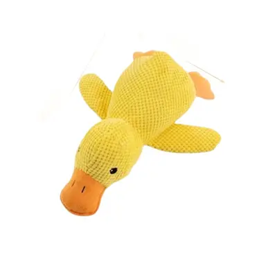 Catnip Yellow Duck Toy, Crinkle Paper and Squeaky, Plush - 6