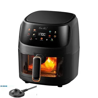 Çapraz Sınır 8L Hava Fritöz Çok Fonksiyonlu Akıllı Dokunmatik Ekran Geniş Kapasite Airfryer Fırın Patates Kızartma Makinesi Elektrikli Fritöz - 11