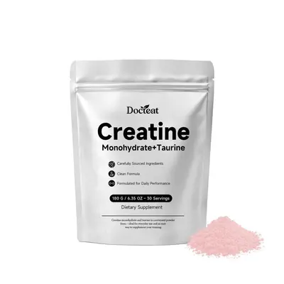 DOCTEAT Creatine Supplement Powder, Easy to Dissolve, Daily Energy - 5