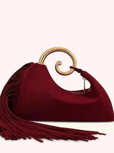 Party-Handtasche 2025 Herbst/Winter, Quasten, Wildleder-Optik