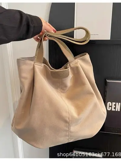 Canvas Tote Bag, Large Capacity, Simple Design for Women - 2